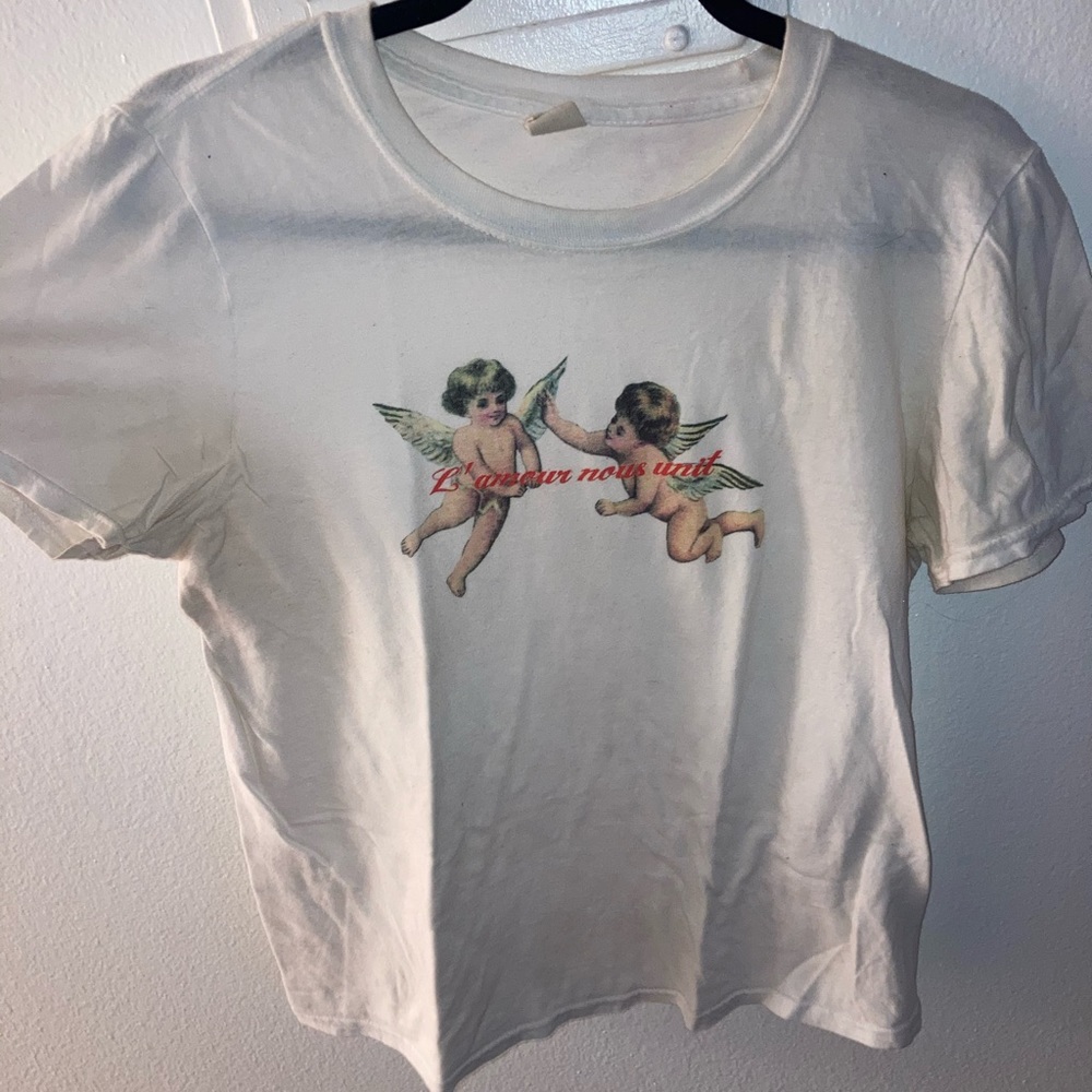 Angel cropped tee- Urban Outfitters